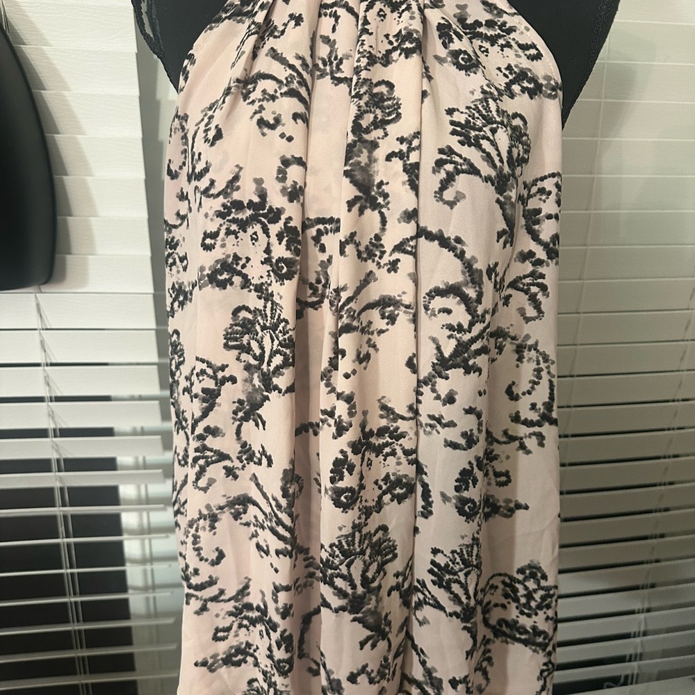 The Limited Black and Cream Patterned blouse